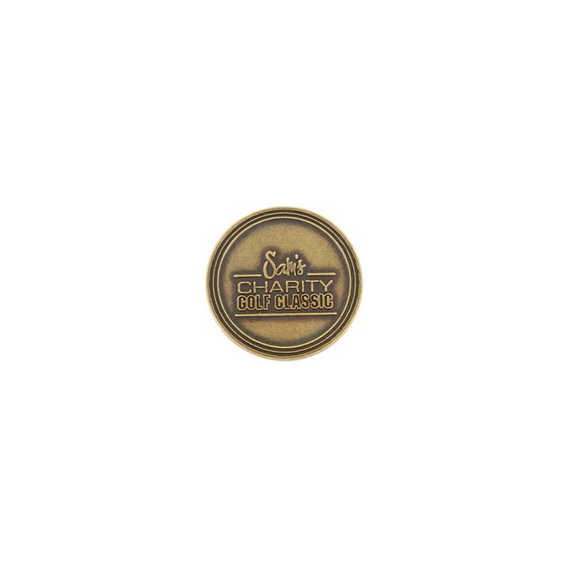 ahead Sam s Charity Golf Classic Ball Markers BM4R CANYON 1 BRASS 01