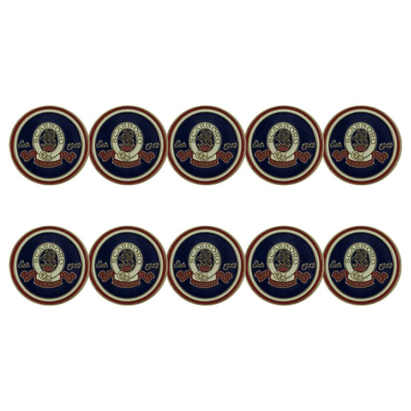 ahead Scarboro Golf Country Club Ball Markers BM4 SCAR NVY 2