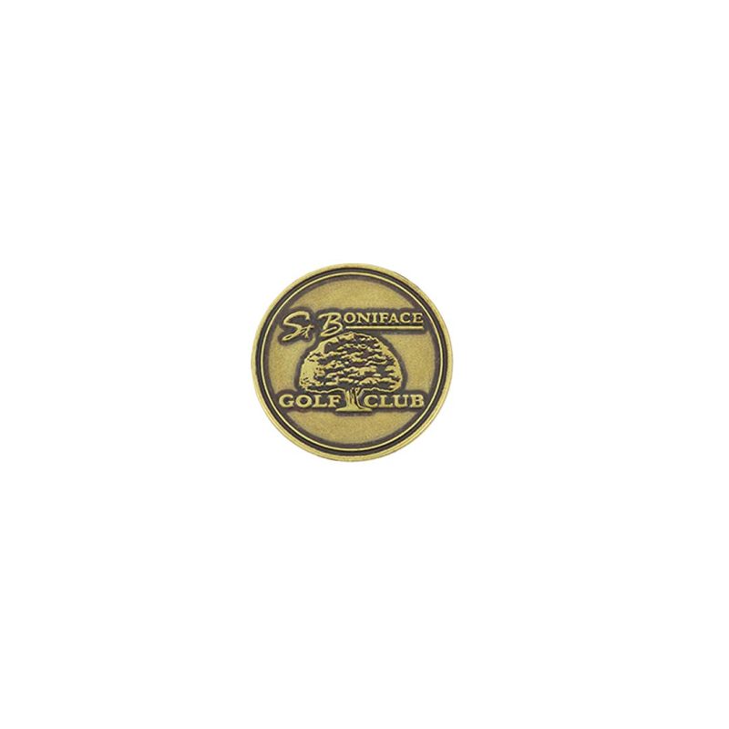 ahead St. Boniface Golf Club Ball Markers BM4R BONAF 1 BRASS