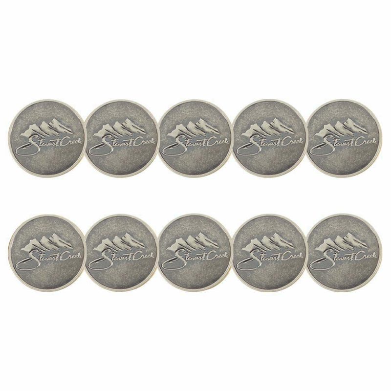 ahead Stewart Creek Golf Country Club Ball Markers BM4R STEW SLV 3