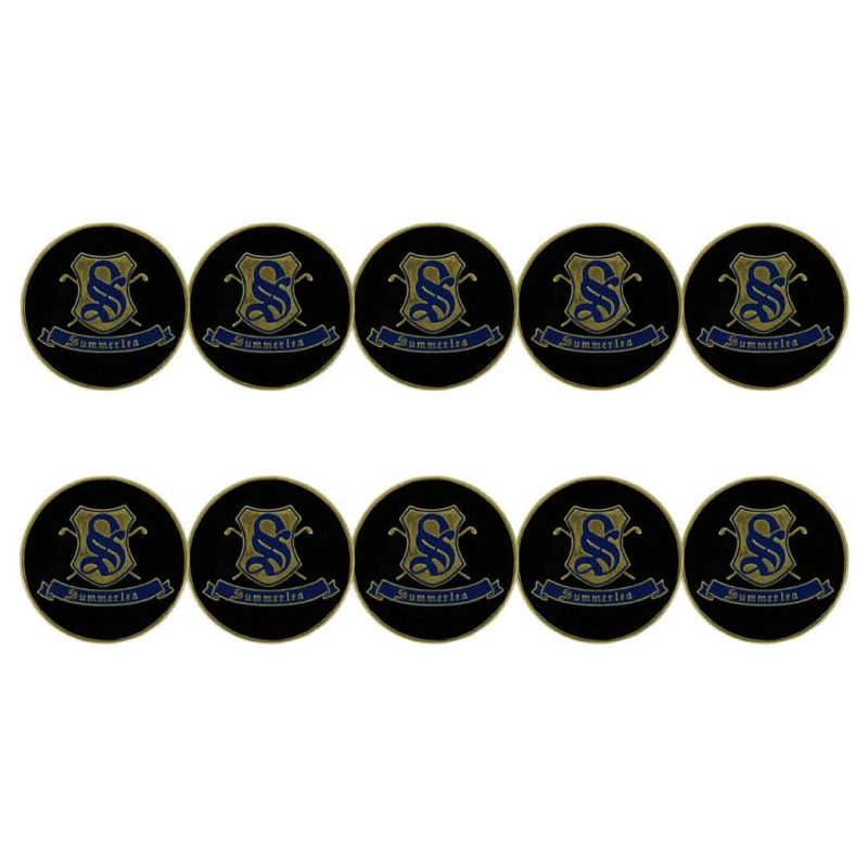 ahead Summerlea Golf Country Club Ball Markers BM4 JV GOLF BLK 03