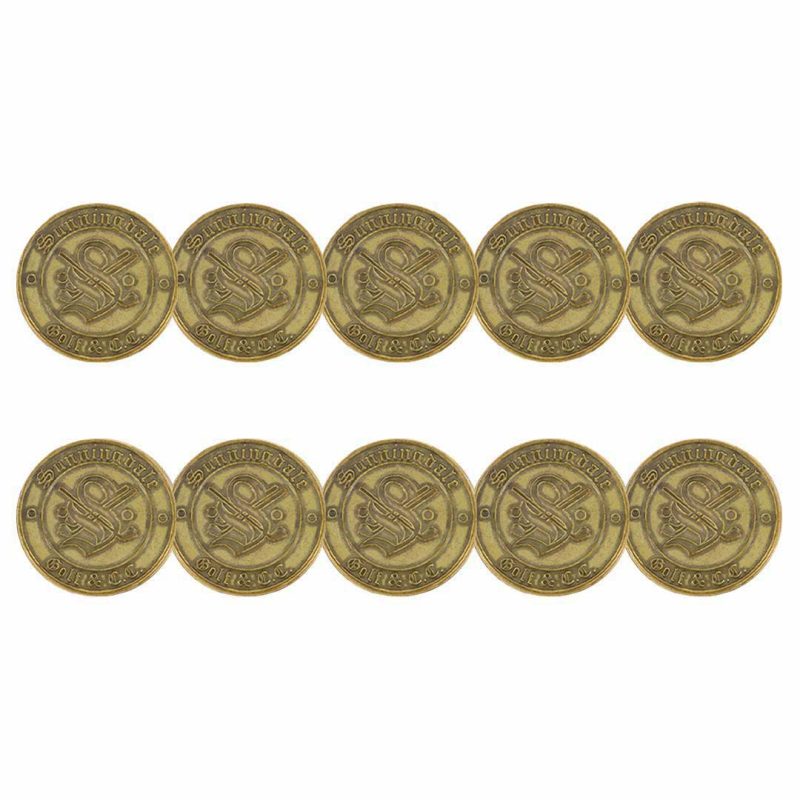 ahead Sunningdale Golf Country Club Ball Markers BM4R SUN 2 BRASS 3