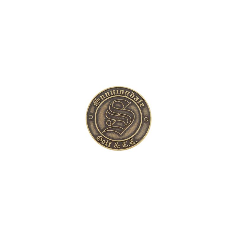 ahead Sunningdale Golf Country Club Ball Markers SUNNINGDALE BRSS 2