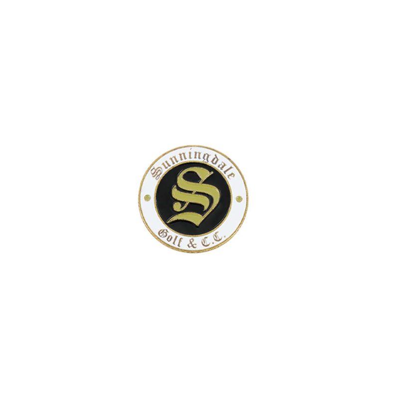 ahead Sunningdale Golf and Country Club Ball Markers SUNNINGDALE WHT BLK