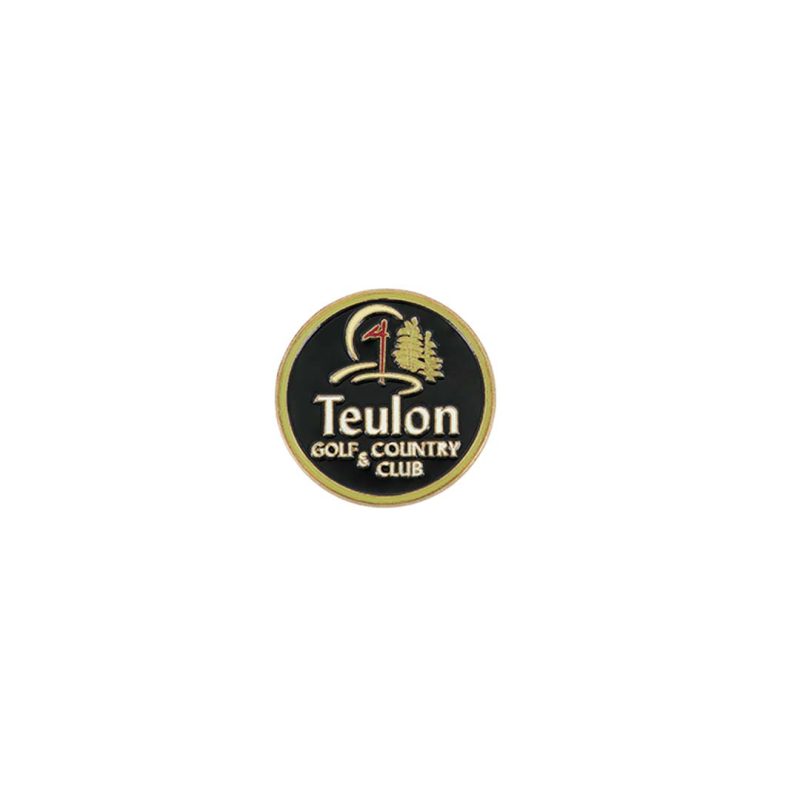 ahead Teulon Golf Country Club Ball Markers BM4 TEVLON BLK