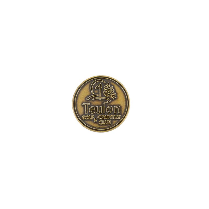 ahead Teulon Golf Country Club Ball Markers BM4 TEVLON BRSS