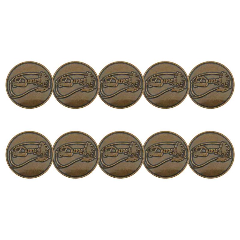 ahead The Dunes Golf Winter Club Ball Markers BM4R DUNE 1 BRASS 1