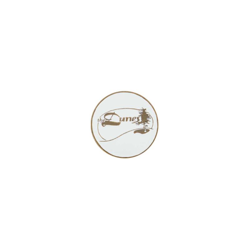 ahead The Dunes Golf Winter Club Golf Ball Markers BM4R DUNE 1 WHT 2