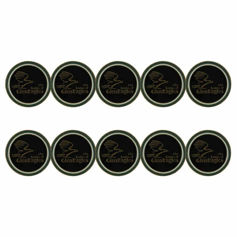 ahead The Links of GlenEagles Golf Ball Markers BM GLENEA BLK 03