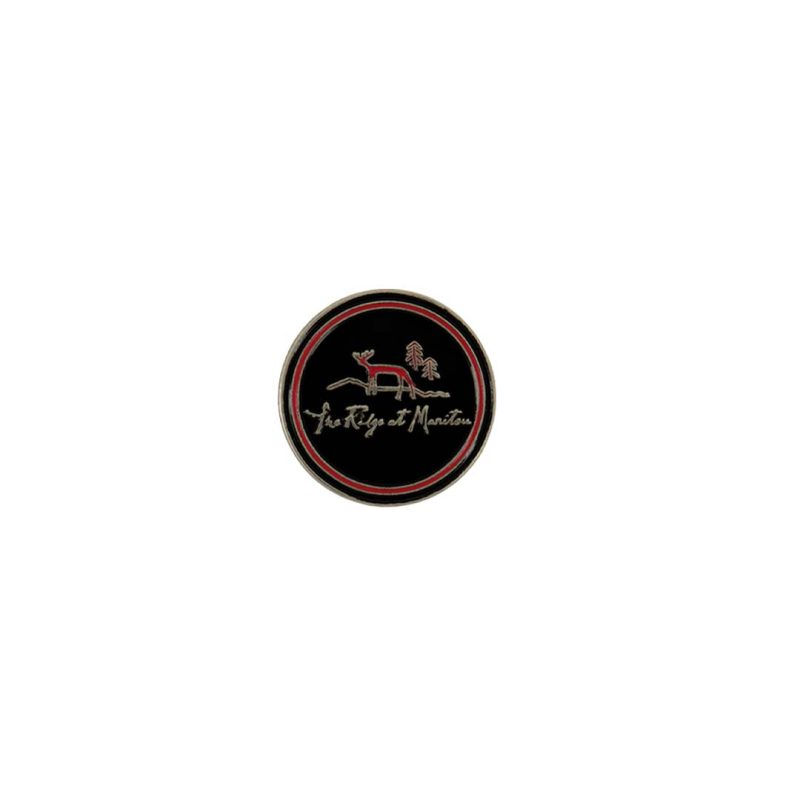 ahead The Ridge at Manitou Golf Ball Markers BM4R MANITOU BLK