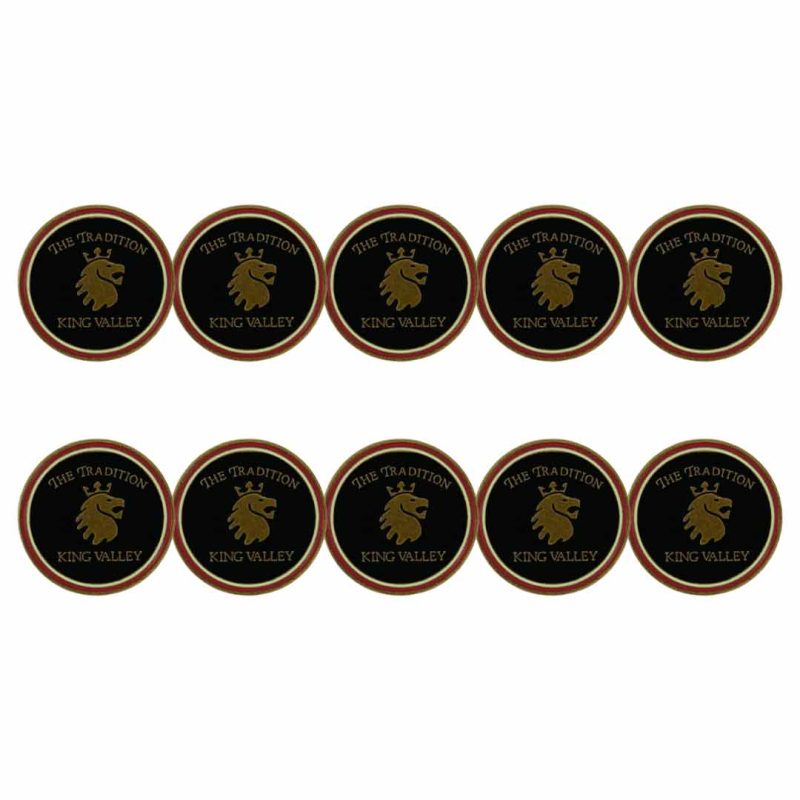 ahead The Tradition King Valley Golf Club Ball Markers BM4R KING V1 BLK 03