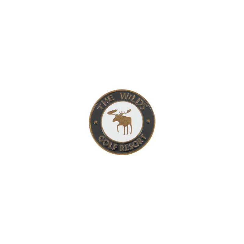 ahead The Wilds Golf Resort Ball Markers BM4R WILDSA WHTBLK 2