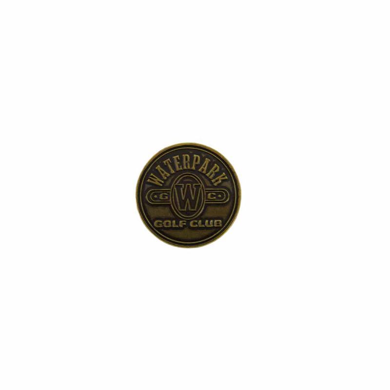 ahead Water Park Golf Ball Markers BM WATERPARK BRASS 01