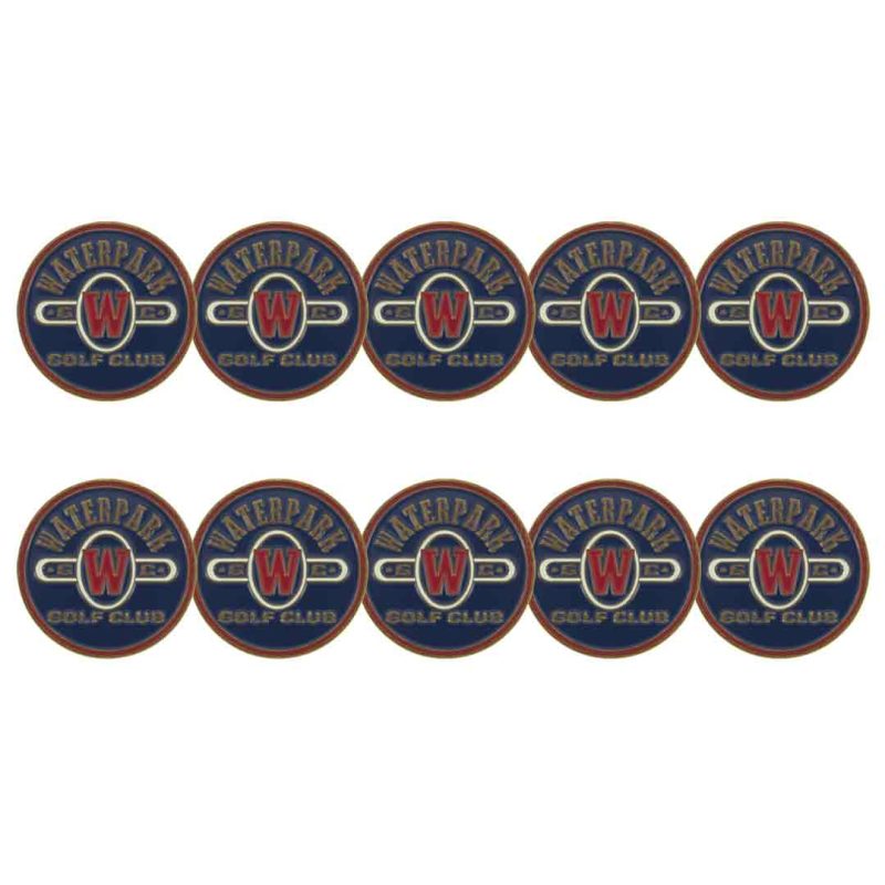 ahead Water Park Golf Ball Markers BM WATERPARK NVY 1