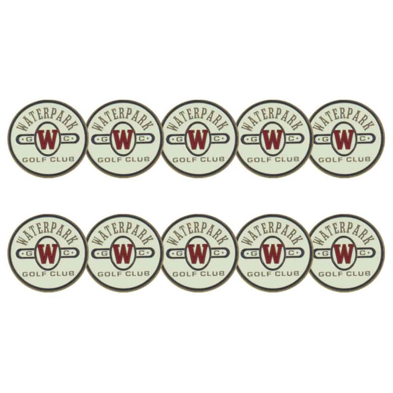 ahead Water Park Golf Ball Markers BM WATERPARK WHT 2 621c5009 a74d 4cf5 90fe 1e50be433761