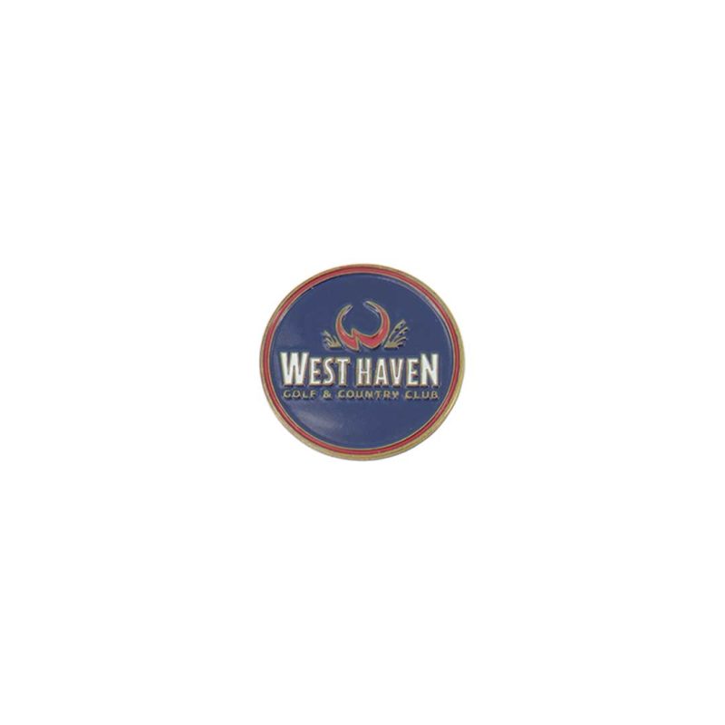 ahead West Haven Golf Country Club Ball Markers BM4R WEST HAV NVY 01