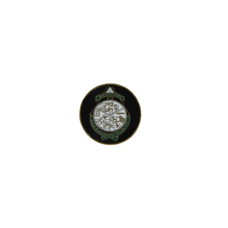 ahead Westmount Golf Country Club Ball Markers BM4D WESTMOUNT BLK 01