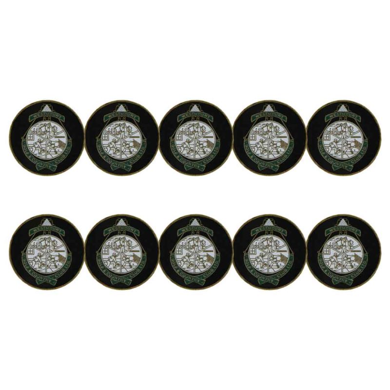 ahead Westmount Golf Country Club Ball Markers BM4D WESTMOUNT BLK 03