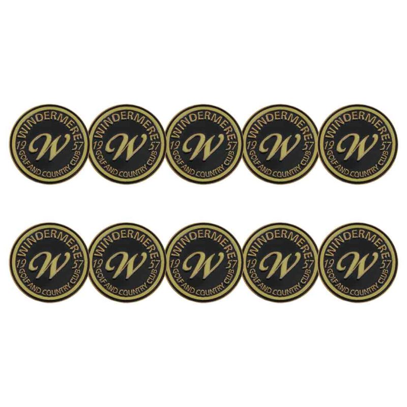 ahead Windermere Golf Country Club Ball Markers BM4 WINDE BLK