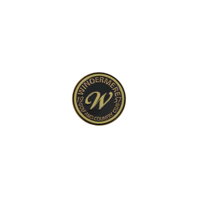 ahead Windermere Golf Country Club Ball Markers BM4 WINDE BLK 1