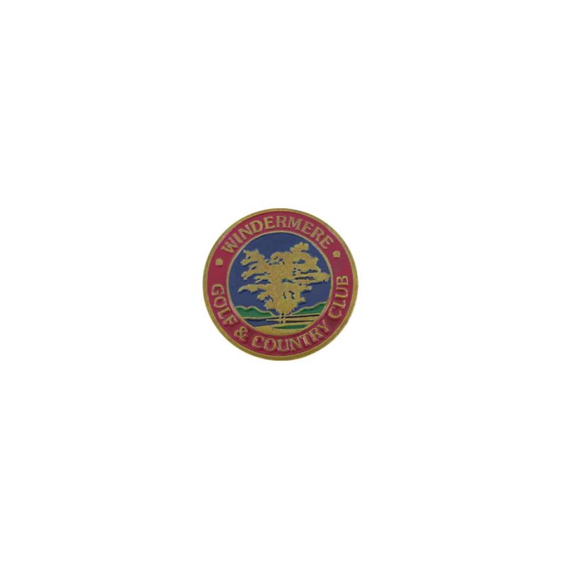 ahead Windermere Golf Country Club Ball Markers BM4R WINDGC REDBLK 2