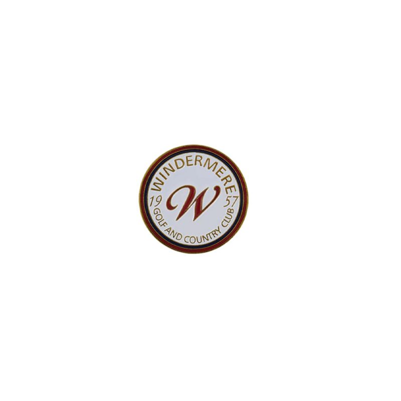 ahead Windermere Golf Country Club Ball Markers BM4WINDE WHT