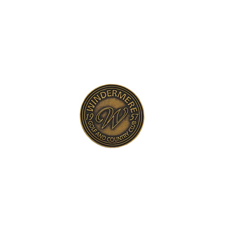 ahead Windermere Golf and Country Club Ball Markers BM4WINDE BRSS 01