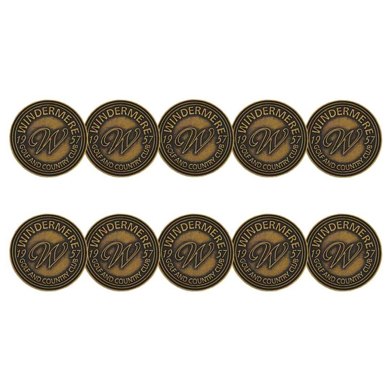 ahead Windermere Golf and Country Club Ball Markers BM4WINDE BRSS 03