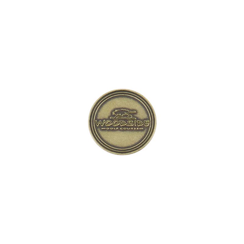 ahead Woodside Golf Course Ball Markers WOODSIDE BRSS 01