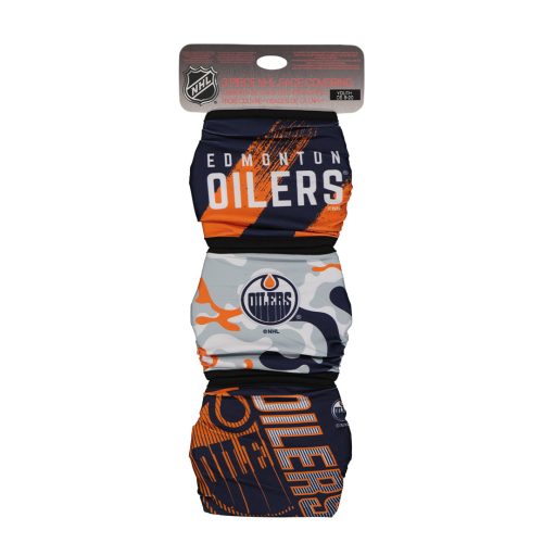 nhl kids youth edmonton oilers 3 pack face mask hk5bofefk oil 0